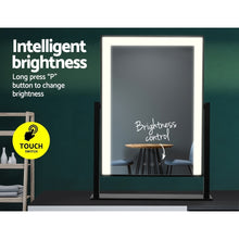 Load image into Gallery viewer, Embellir LED Makeup Mirror Hollywood Standing Mirror Tabletop Vanity Black