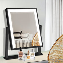 Load image into Gallery viewer, Embellir LED Makeup Mirror Hollywood Standing Mirror Tabletop Vanity Black