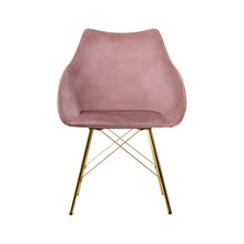 Load image into Gallery viewer, Artiss Set of 2 Valisa Dining Chairs Kitchen Chairs Upholstered Velvet Pink