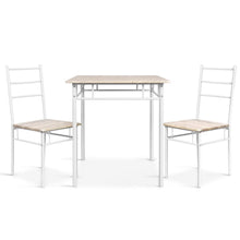 Load image into Gallery viewer, Artiss 3 Piece Dining Set - Natural