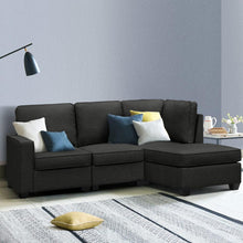 Load image into Gallery viewer, Modern 4 Seater Sofa with Chaise Long-Furniture-The White Mall
