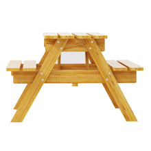 Load image into Gallery viewer, Keezi Kids Outdoor Table and Chairs Picnic Bench Seat Children Wooden Indoor