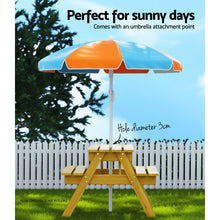 Load image into Gallery viewer, Keezi Kids Outdoor Table and Chairs Picnic Bench Seat Children Wooden Indoor