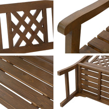 Load image into Gallery viewer, Gardeon Wooden Garden Bench 2 Seat Patio Furniture Timber Outdoor Lounge Chair Natural