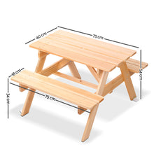 Load image into Gallery viewer, Keezi Kids Wooden Picnic Bench Set