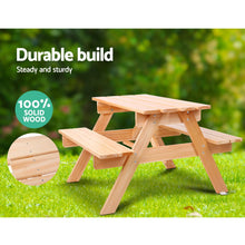 Load image into Gallery viewer, Keezi Kids Wooden Picnic Bench Set