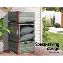 Load image into Gallery viewer, Gardeon Sun Lounge Wicker Lounger Patio Furniture Outdoor Setting Day Bed Garden