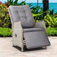Load image into Gallery viewer, Gardeon Sun lounge Setting Recliner Chair Outdoor Furniture Patio Wicker Sofa