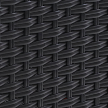 Load image into Gallery viewer, Sun lounge Recliner Wicker Patio Chair Black