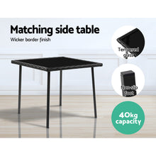 Load image into Gallery viewer, Gardeon Wicker Rocking Chairs Table Set Outdoor Setting Recliner Patio Furniture