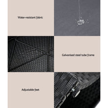 Load image into Gallery viewer, Gardeon Outdoor Lounge Setting Sofa Patio Furniture Wicker Garden Rattan Set Day Bed Black