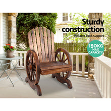Load image into Gallery viewer, Gardeon Wooden Wagon Chair Outdoor