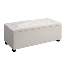 Load image into Gallery viewer, Artiss Large Fabric Storage Ottoman - Beige
