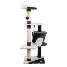 Load image into Gallery viewer, i.Pet Cat Tree 112cm Trees Scratching Post Scratcher Tower Condo House Furniture Wood