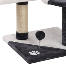 Load image into Gallery viewer, i.Pet Cat Tree 112cm Trees Scratching Post Scratcher Tower Condo House Furniture Wood