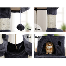Load image into Gallery viewer, i.Pet Cat Tree Trees Scratching Post Scratcher Tower Condo House Furniture Wood