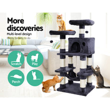 Load image into Gallery viewer, i.Pet Cat Tree Trees Scratching Post Scratcher Tower Condo House Furniture Wood