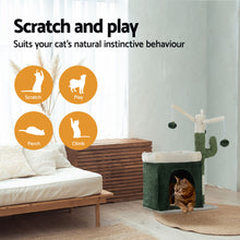 Load image into Gallery viewer, i.Pet Cat Tree Tower Scratching Post Scratcher Wood Condo Bed House Toys 70cm