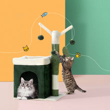 Load image into Gallery viewer, i.Pet Cat Tree Tower Scratching Post Scratcher Wood Condo Bed House Toys 70cm
