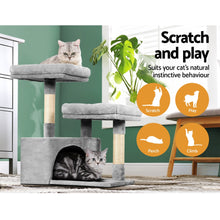 Load image into Gallery viewer, i.Pet Cat Tree Tower Scratching Post Scratcher Wood Condo House Bed Trees 69cm