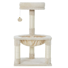 Load image into Gallery viewer, i.Pet Cat Tree Tower Scratching Post Scratcher Wood Condo Toys House Bed 69cm