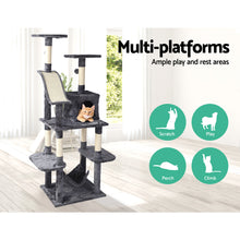 Load image into Gallery viewer, i.Pet Cat Tree 171cm Trees Scratching Post Scratcher Tower Condo House Furniture Wood