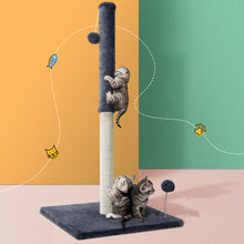 Load image into Gallery viewer, i.Pet Cat Tree Scratching Post Scratcher Tower Condo House Hanging toys Grey 105cm