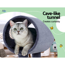 Load image into Gallery viewer, i.Pet Cat Tree Scratching Post Scratcher Tower Condo House Grey 53cm