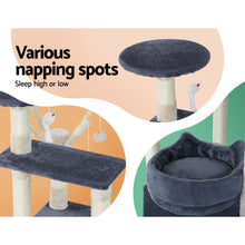 Load image into Gallery viewer, i.Pet Cat Tree Scratching Post Scratcher Cat Tree Tower Condo House toys 110cm