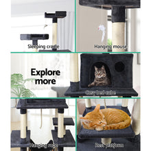 Load image into Gallery viewer, i.Pet Cat Tree 184cm Trees Scratching Post Scratcher Tower Condo House Furniture Wood