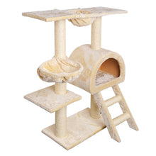 Load image into Gallery viewer, i.Pet Cat Tree Trees Scratching Post Scratcher Condo Tower House Bed Beige 100cm
