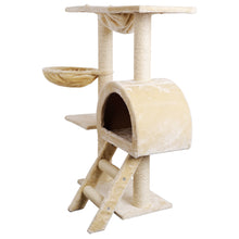 Load image into Gallery viewer, i.Pet Cat Tree Trees Scratching Post Scratcher Condo Tower House Bed Beige 100cm