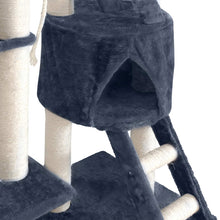 Load image into Gallery viewer, i.Pet Cat Tree Trees Scratching Post Scratcher Tower Condo House Grey 244cm