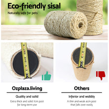 Load image into Gallery viewer, i.Pet Cat Tree Trees Scratching Post Scratcher Tower Condo House Grey 244cm