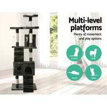 Load image into Gallery viewer, i.Pet Cat Tree 180cm Trees Scratching Post Scratcher Tower Condo House Furniture Wood