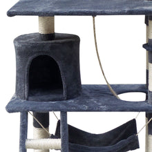 Load image into Gallery viewer, i.Pet Cat Tree 141cm Trees Scratching Post Scratcher Tower Condo House Furniture Wood