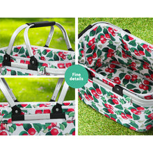 Load image into Gallery viewer, Picnic Bag Folding Hamper for Camping, Hiking: Insulated Outdoor Bag