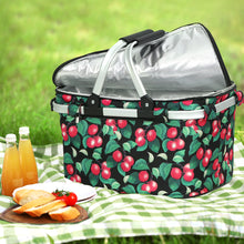 Load image into Gallery viewer, Alfresco Folding Picnic Insulated Lunch Bag Cooler Hamper for Camping, Hiking