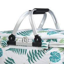 Load image into Gallery viewer, Alfresco Folding Picnic Bag Basket Hamper Camping Hiking Insulated Lunch Cooler