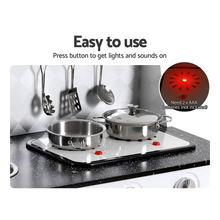 Load image into Gallery viewer, Keezi Kids Kitchen Set Pretend Play Wooden Toys Cooking Cookware Childrens Toy