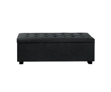 Load image into Gallery viewer, Premium Storage Ottoman - Charcoal-Furniture-The White Mall