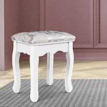 Load image into Gallery viewer, Styled Louis style embroidered dressing table stool.