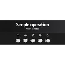 Load image into Gallery viewer, Devanti Pyramid Range Hood Rangehood 600mm 60cm Kitchen Canopy Black