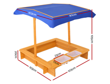 Load image into Gallery viewer, Keezi Outdoor Canopy Sand Pit
