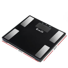 Load image into Gallery viewer, Everfit Bathroom Scales Digital Body Fat Scale 180KG Electronic Monitor BMI CAL