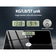 Load image into Gallery viewer, Everfit Bathroom Scales Digital Weighing Scale 180KG Electronic Monitor Tracker