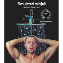 Load image into Gallery viewer, Cefito WELS 9'' Rain Shower Head Taps Round Handheld High Pressure Wall Black