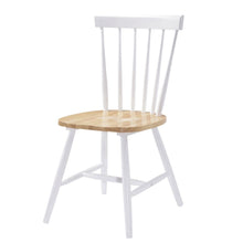 Load image into Gallery viewer, Set of 2 Dining Chair Solid Rubberwood in Danish Natural Oak