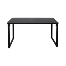 Load image into Gallery viewer, Sleek Black Office Desk for Study, Computer Table, Home Workstation, Nook, Laptop-The White Mall-The White Mall