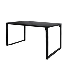 Load image into Gallery viewer, Sleek Black Office Desk for Study, Computer Table, Home Workstation, Nook, Laptop-The White Mall-The White Mall